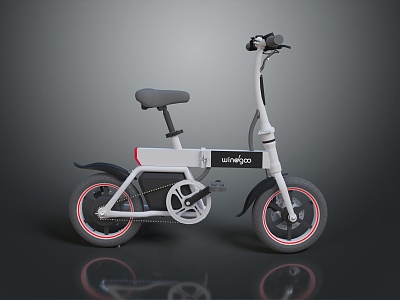 Modern bicycle electric bicycle single cylinder bicycle motorcycle bicycle electric bicycle 3d model