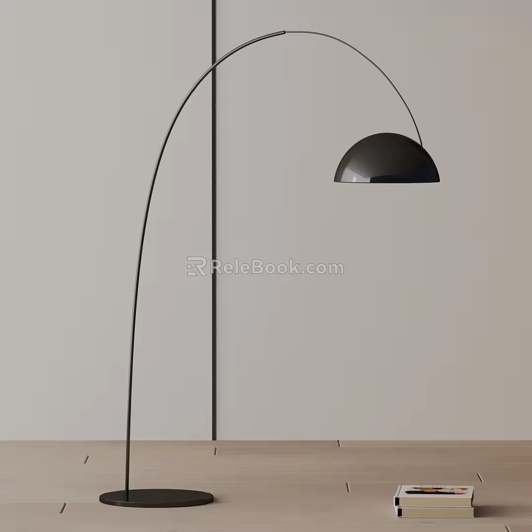 Modern floor lamp 3d model