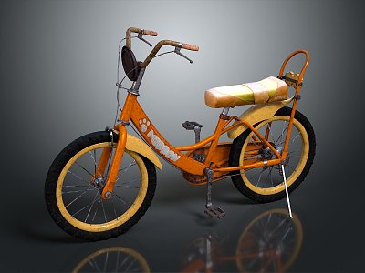 Vintage Bicycle Children's Bicycle Vintage Bicycle Old Bicycle 3d model