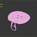 Transparent Plastic Household Hook With Hanging Ring For Practical Daily Use
