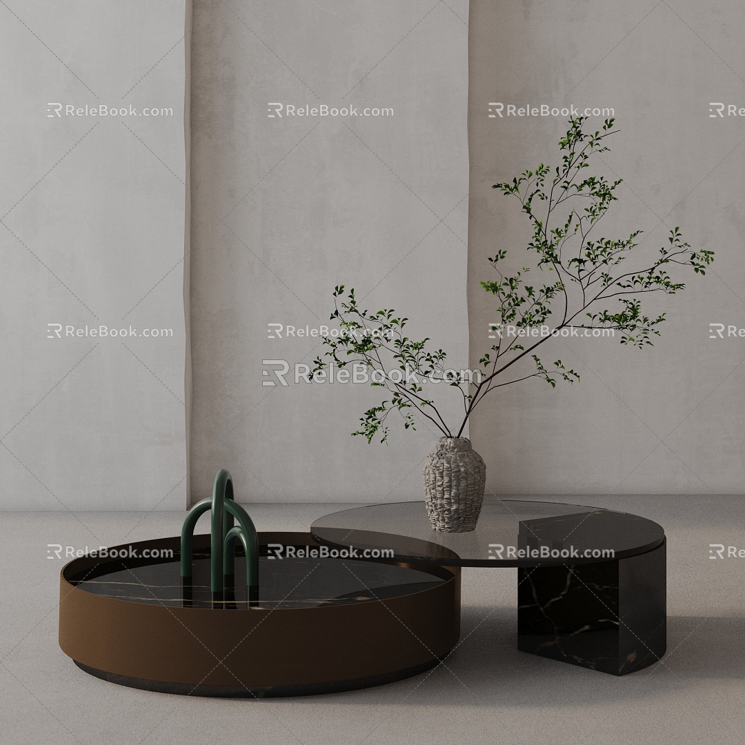 Modern coffee table 3d model