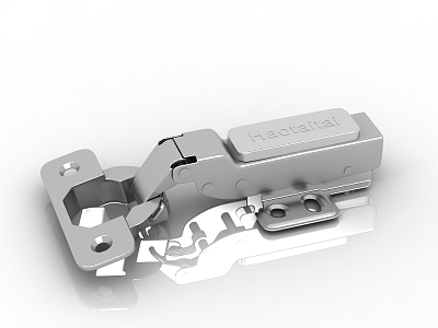 modern door hinge 3d model