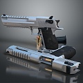 pistol semi-automatic pistol automatic pistol modern weapon hot weapon hot weapon gun military 3d model