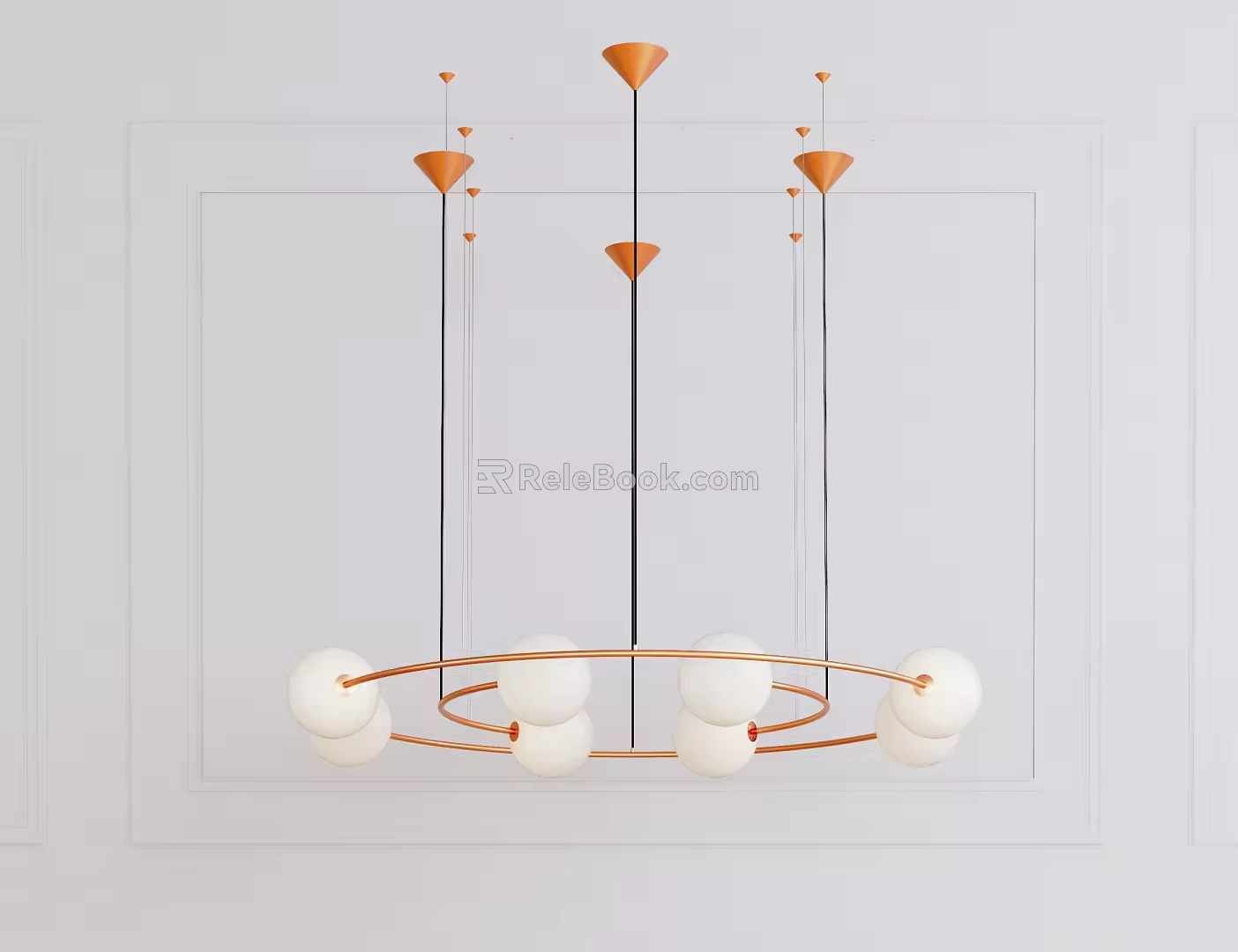 Modern Chandelier Simple Chandelier 3d model
