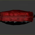 Red First Aid Bag With White Cross Design Portable Fabric Emergency Medical Pouch