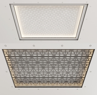 Modern Ceiling 3d model