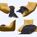Modern Lazy Sofa Lazy Sofa Chair 3d model