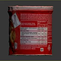 Red Tin Can With Nutrition Label Red Lid And White Sachet