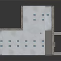 Modern Industrial Factory Building With Steel Structure Large Roof Glass Windows And Main Entrance