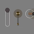 Modern Wall Lamps with Various Stylish Designs Brass Black Glass Elements for Home Decor