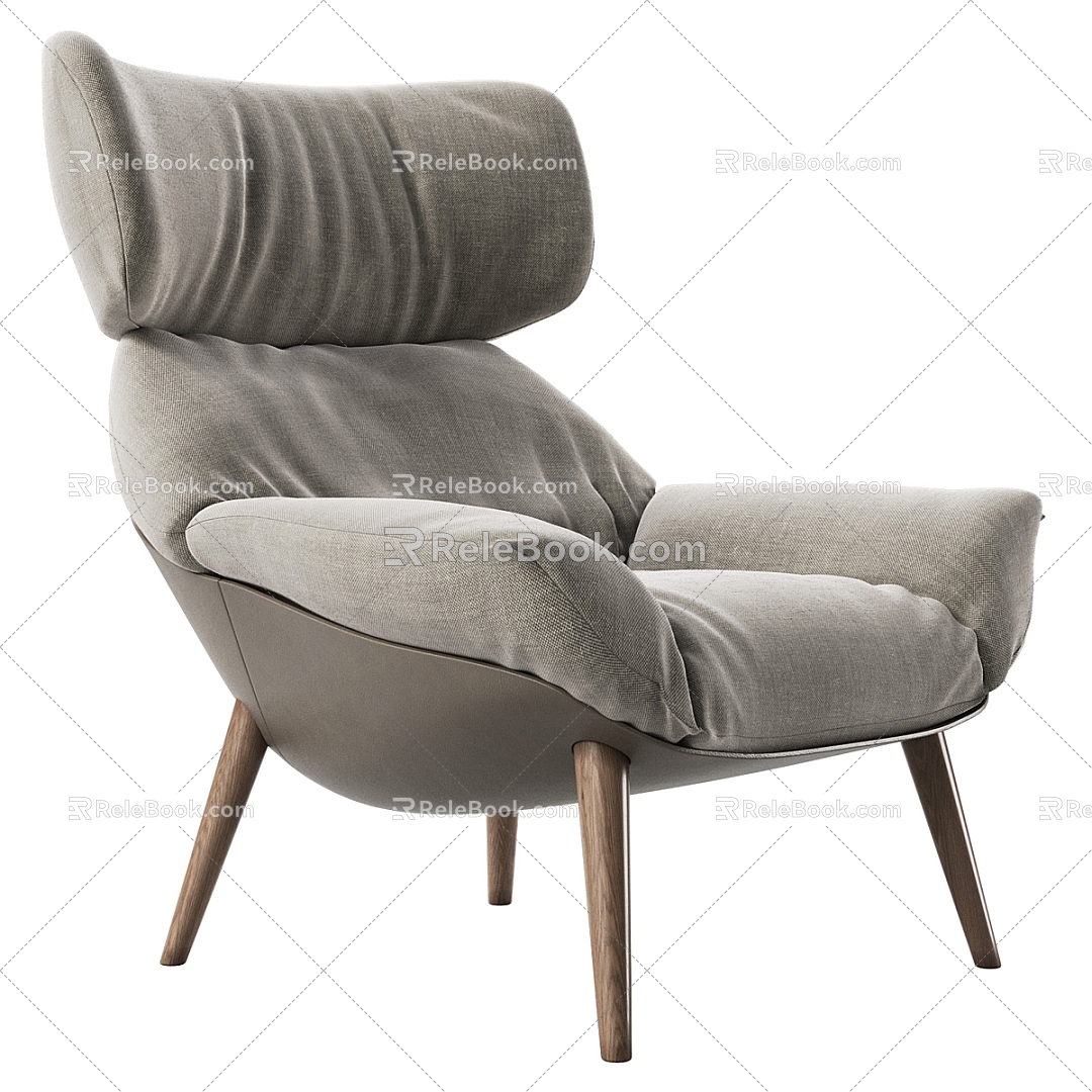 Single sofa 3d model