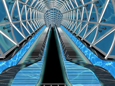 Modern Elevator Lift 3d model
