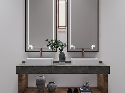 New Chinese-style Washbasin Combination model