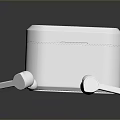 Boat White Wireless Earbuds With Charging Case Modern Audio Design