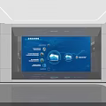 Modern Corporate Exhibition Hall With Product Showcases Digital Displays And Spacious Layout