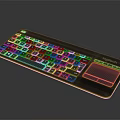 Modern Keyboard Wireless Keyboard Computer Configuration 3d model