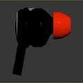 Wireless Computer Headphones in Red and Black Design with High Quality Audio and Comfortable Fit