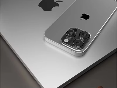 Apple iPhone And MacBook Pro With Silver Design And Camera Module 3d model