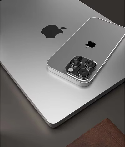 Apple notebook Apple mobile phone electrical digital combination 3D model 3d model