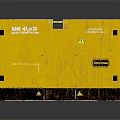 Yellow WK ELEC Generator For Home Emergency Power Supply With Control Panel