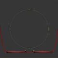 Modern Minimalist Round Red Frame Glasses With Black Temple For Daily Use