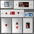 Elevator indicator light 3d model