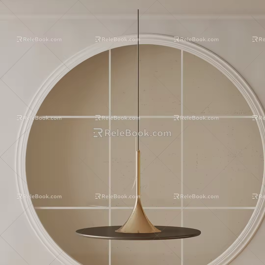Modern chandelier 3d model
