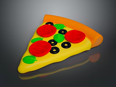 Pizza Durian Pizza Strawberry Sauce Pizza Fruit Pizza Spicy Crawfish Pizza Chicken Pizza 3d model