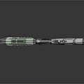 Futuristic Weapon With Modern Gray White Green Design And Sleek Tactical Features
