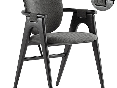 Middle Style Single Chair Dining Chair model