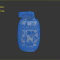 Ancient Clay Sculpture Carving With Broken Vessel And Intricate Circular Patterns