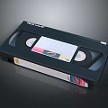 Vintage VHS Video Cassette Tape As Retro Electronic Recording Media
