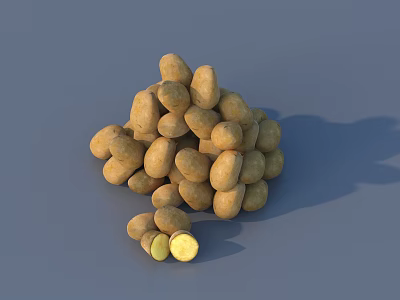 Potatoes 3D Model 3d model