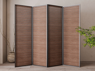 Silent wind screen partition 3d model