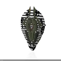 Ornamental Metal Decorative Component With Intricate Geometric Patterns And Central Gemstone