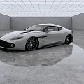 Silver Sports Car With Sleek Exterior Design In Modern Indoor Space And Shiny Wheels