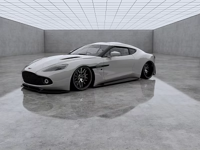 Aston Martin Vanquish Zagato sports car Street Car Luxury Car 3d model