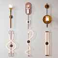 Modern Unique Design Wall Lamps With Curved Shapes And Soft Lighting Effects