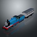 Modern Toy Train Cartoon Train Toy Train 3d model