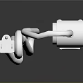 White Power Strip With Multiple Outlets And Long Power Cord