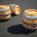 Agricultural Storage Equipment Wooden Barrels With Metal Hoops For Farming Storage Use