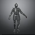 Ancient Weapon Armor with Silver Metallic Finish Full Body Helmet Breastplate Arm and Leg Guards