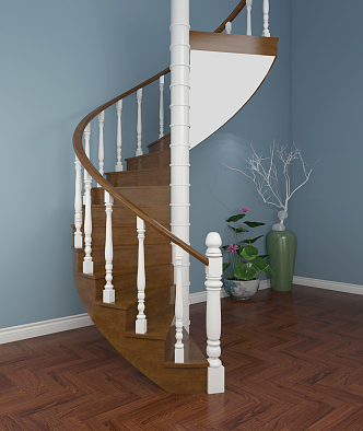 Jane Europe revolving staircase 3d model