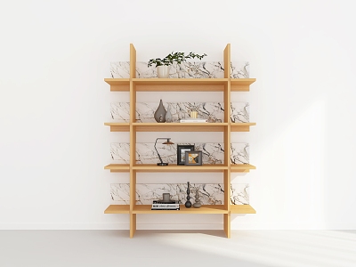 Modern Bookshelf 3d model