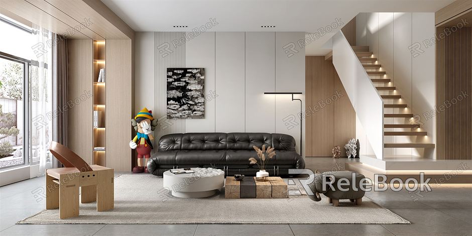 Modern Duplex Living Room Living Room model