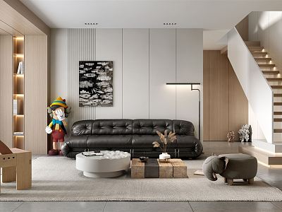 Modern Duplex Living Room Living Room model