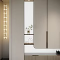 Sleek Modern Shoe Cabinet Design With White Storage Shelves Mirror Panels And LED Lights