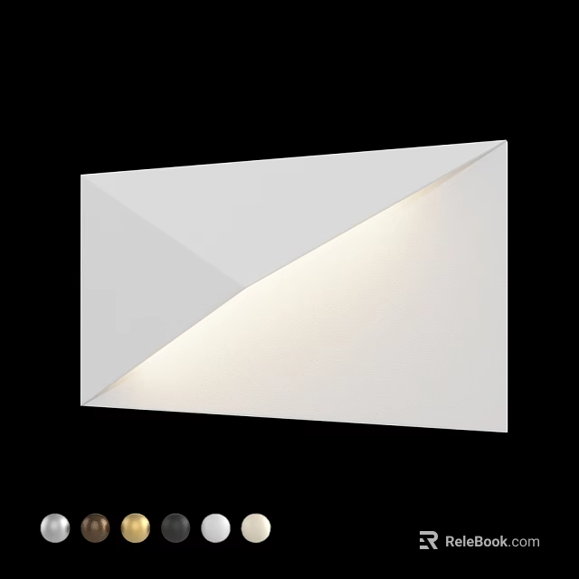 Modern White Downlight Spotlight with Soft Lighting for Home Interior Design 3d model 