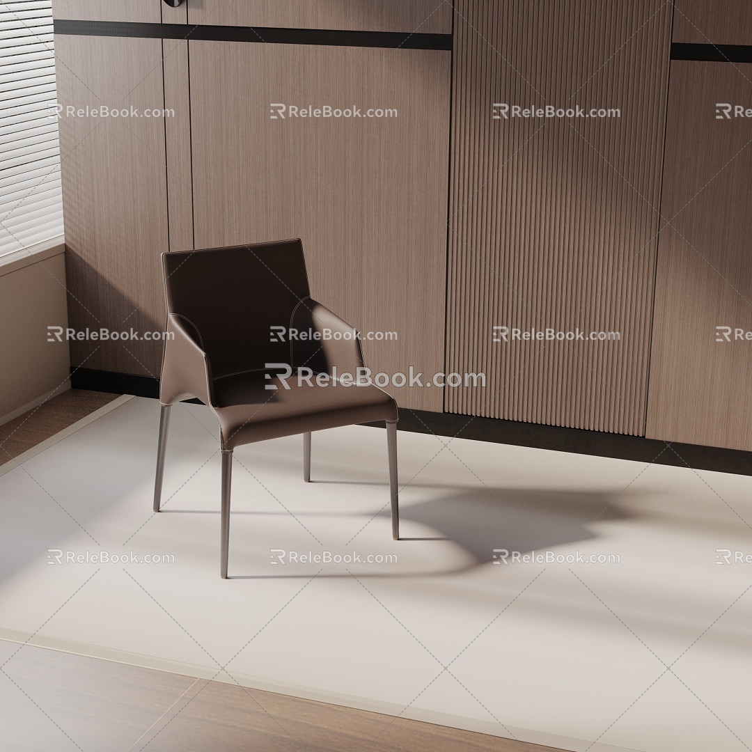 modern leisure chair 3d model