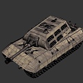 World War II Heavy Tank 3d model